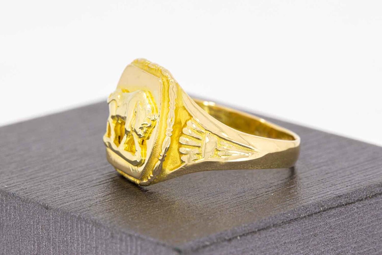 Statementring 14 Karaat goud - 19,9 mm