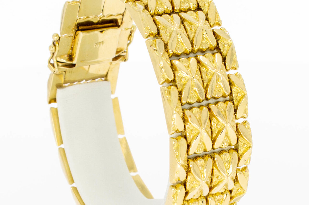 Vintage armband 14 Karaat goud - 19,1 cm