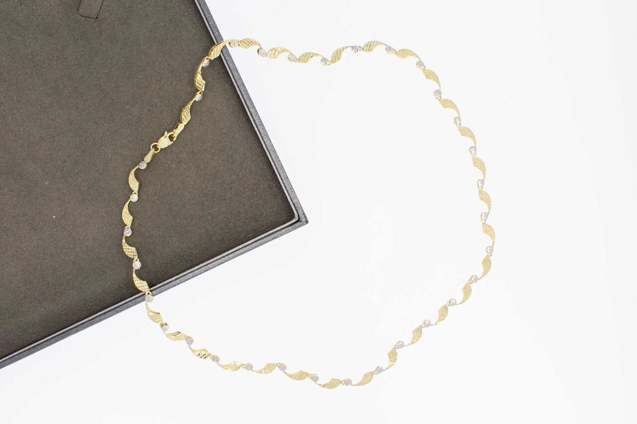 14 Karaat gouden damesketting - 45,5 cm