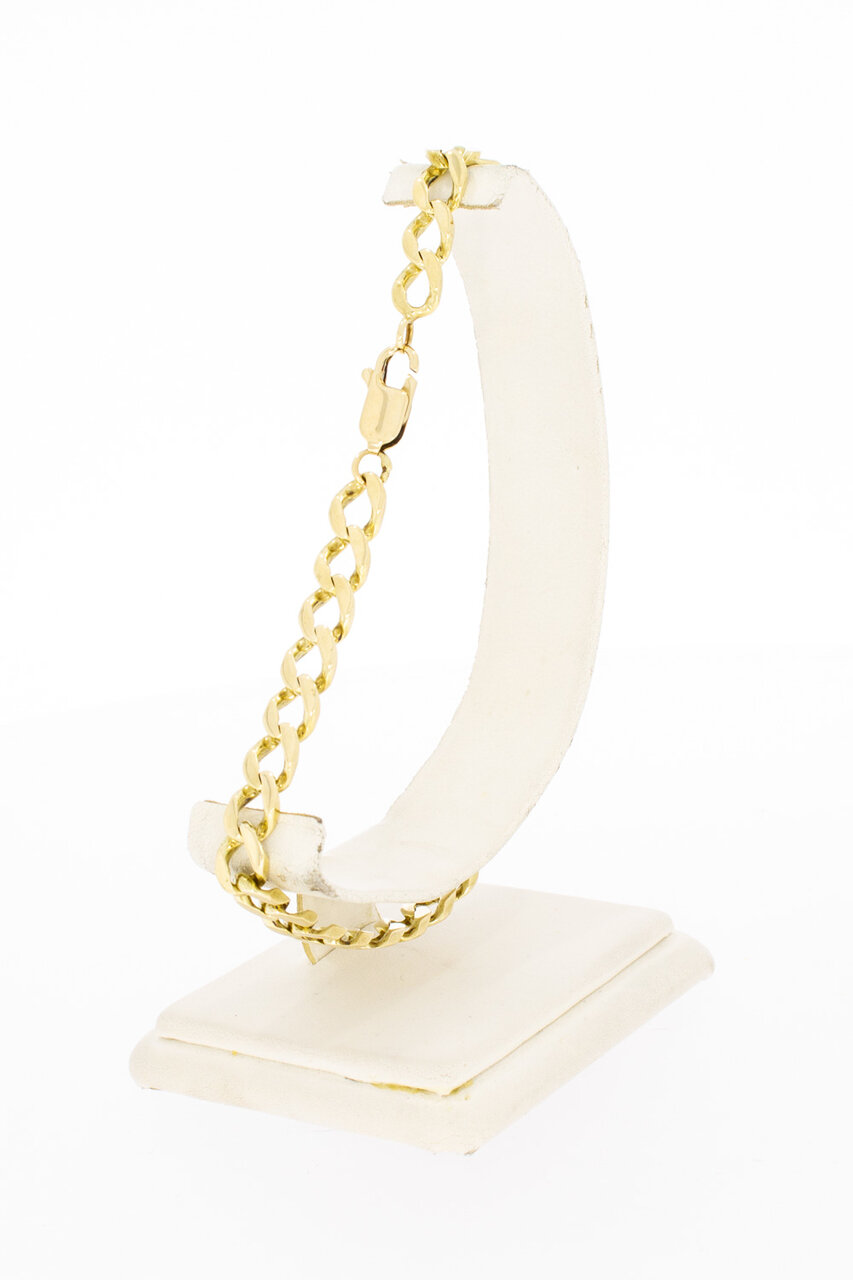 14 Karaat goud Gourmet armband - 24,8 cm