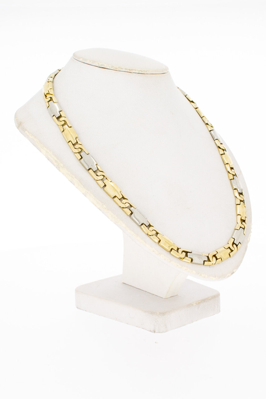 14 Karaat platte Koningsketting - 44 cm