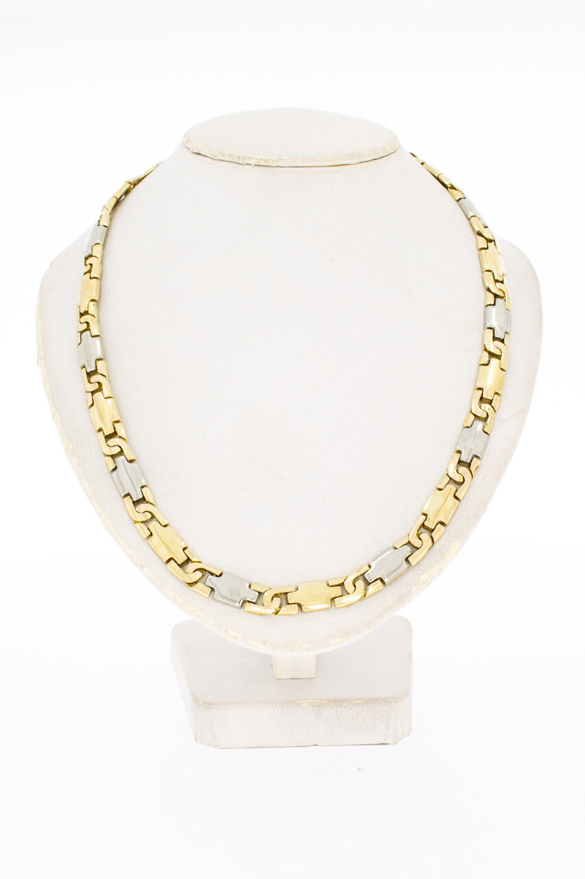 14 Karaat platte Koningsketting - 44 cm