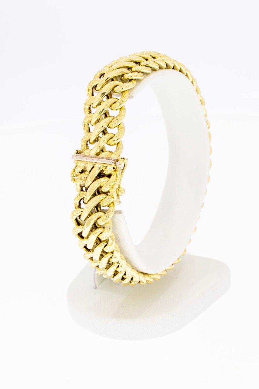 14 Karaat Gevlochten armband - 19,9 cm