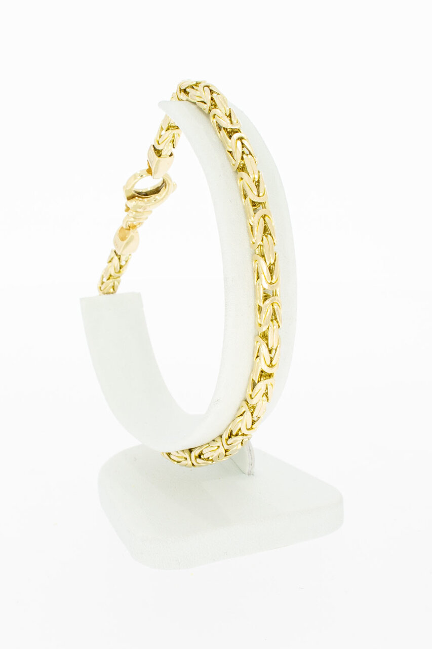 14 Karaat gouden Koningsarmband - 22,7 cm