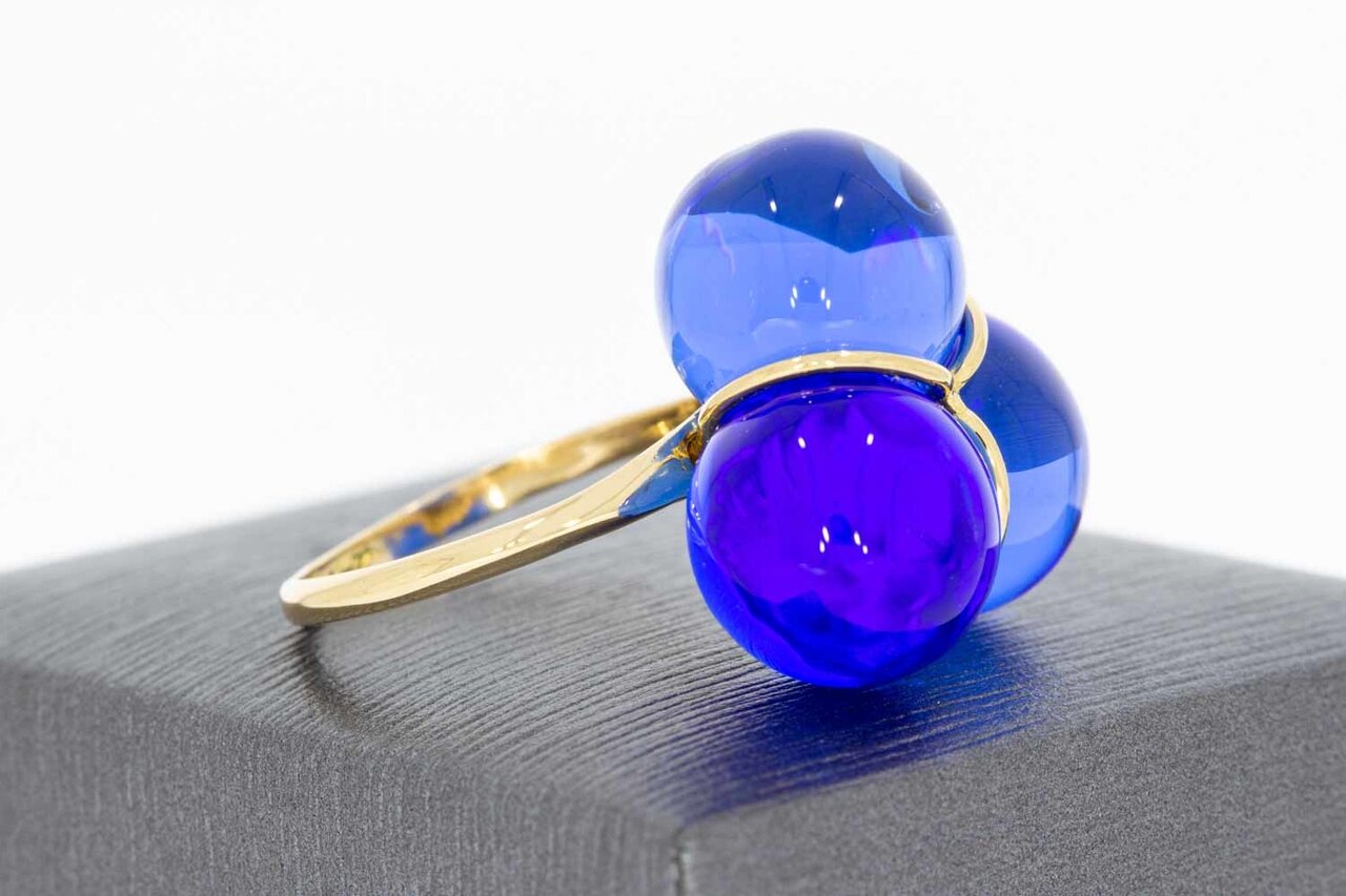 18 karaat Baccarat Kristal ring - 18,2 mm