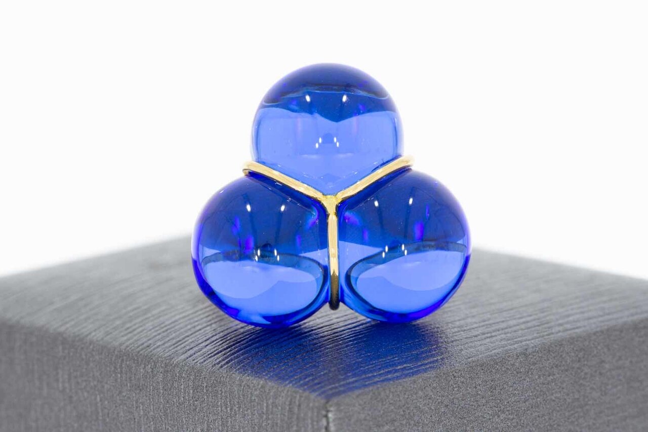 18 karaat Baccarat Kristal ring - 18,2 mm