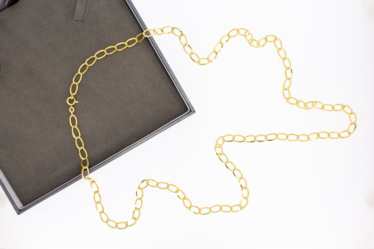 18 Karaat Gourmet ketting - 80,5 cm