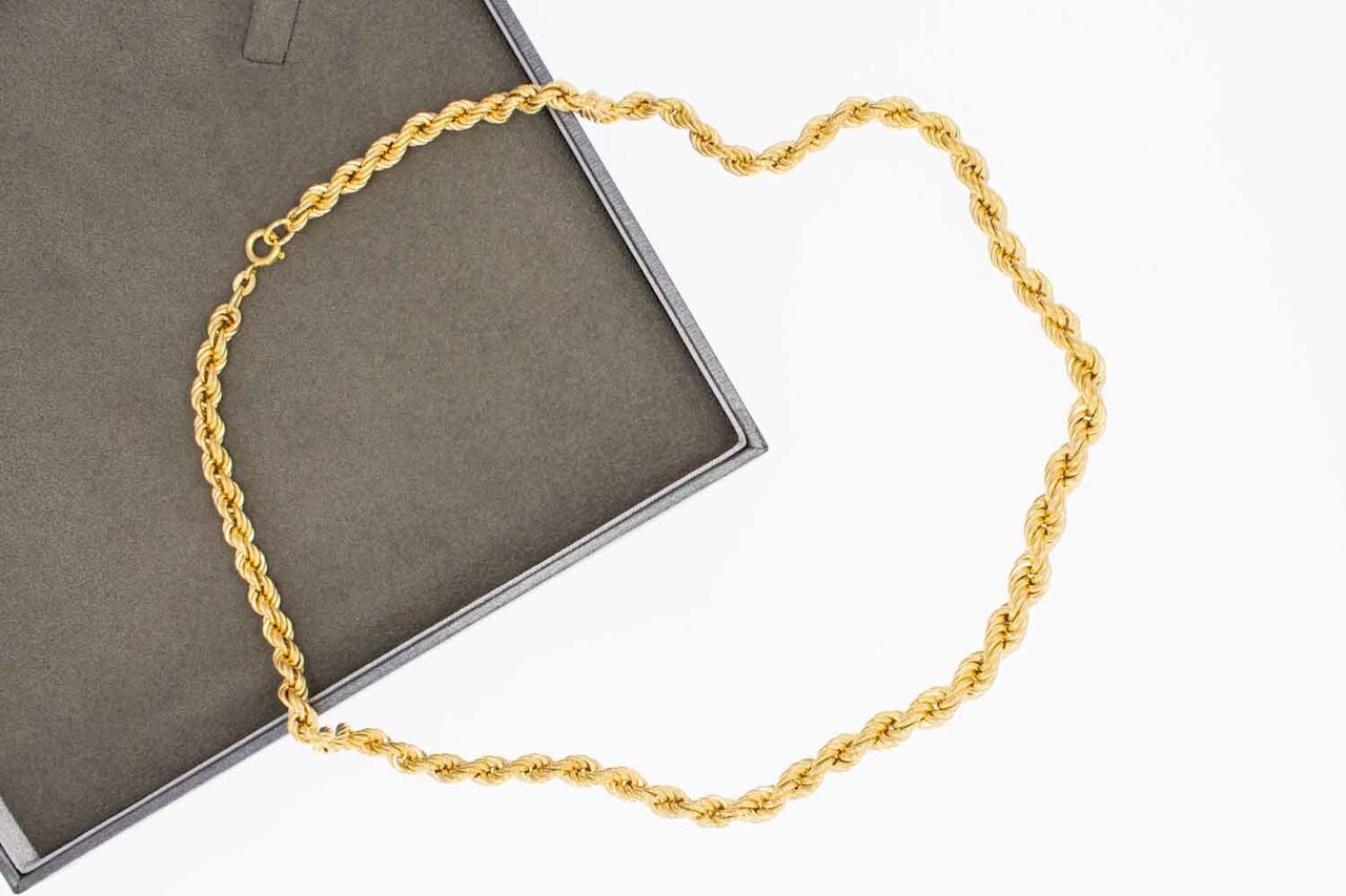 18 Karaat gouden Koord ketting - 51,1 cm