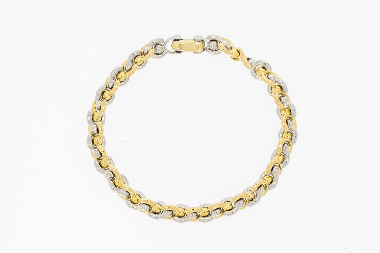 18 Karaat goud Anker armband - 20,8 cm