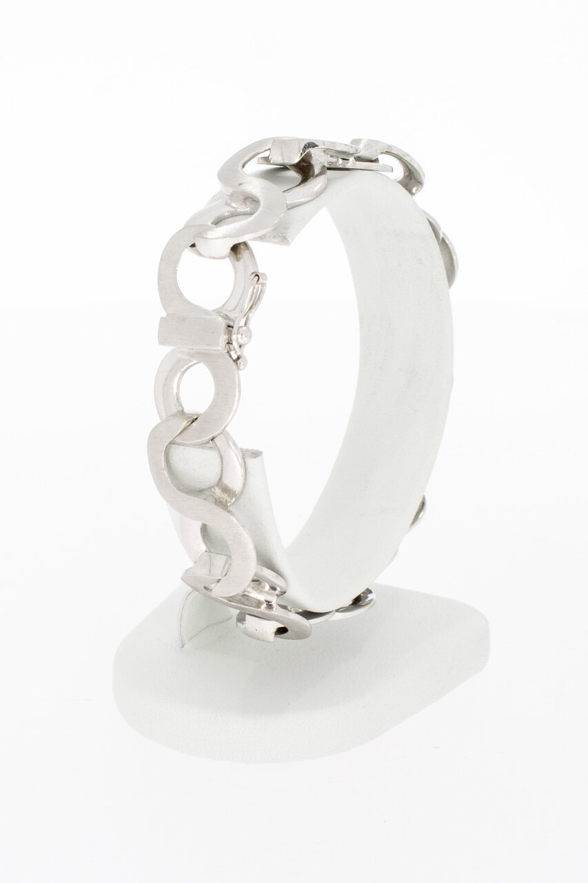 Witgouden 14 krt armband - 19,5 cm