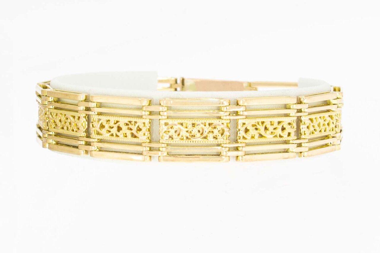 14 Karaat goud Vintage armband - 19,8 cm