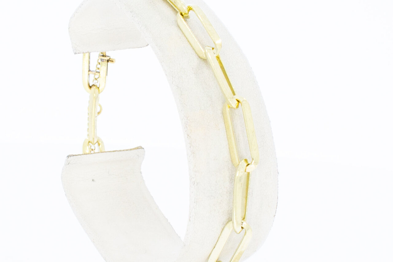 14 Karaat gouden Closed forever armband - 20 cm
