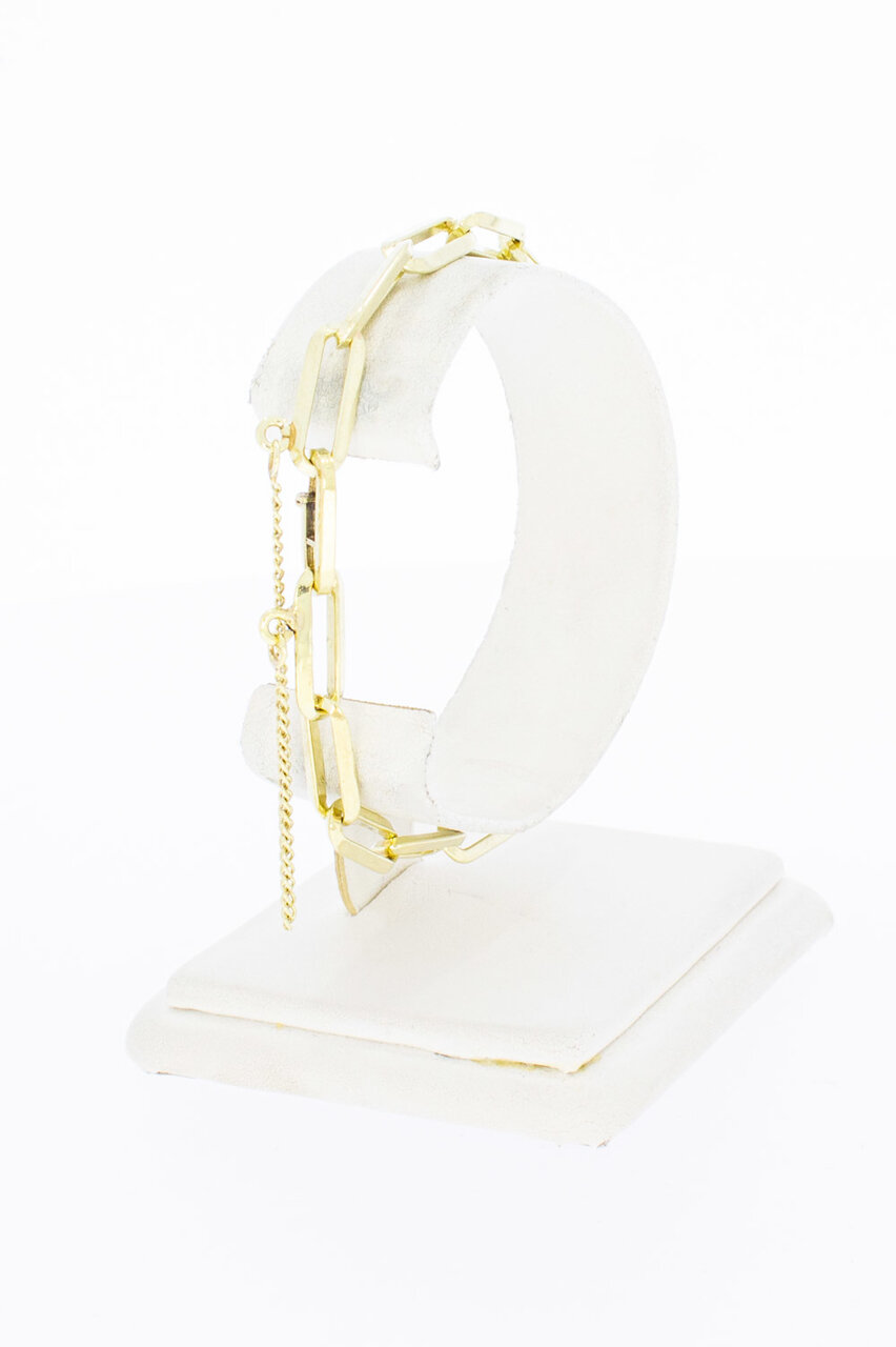 14 Karaat gouden Closed forever armband - 20 cm