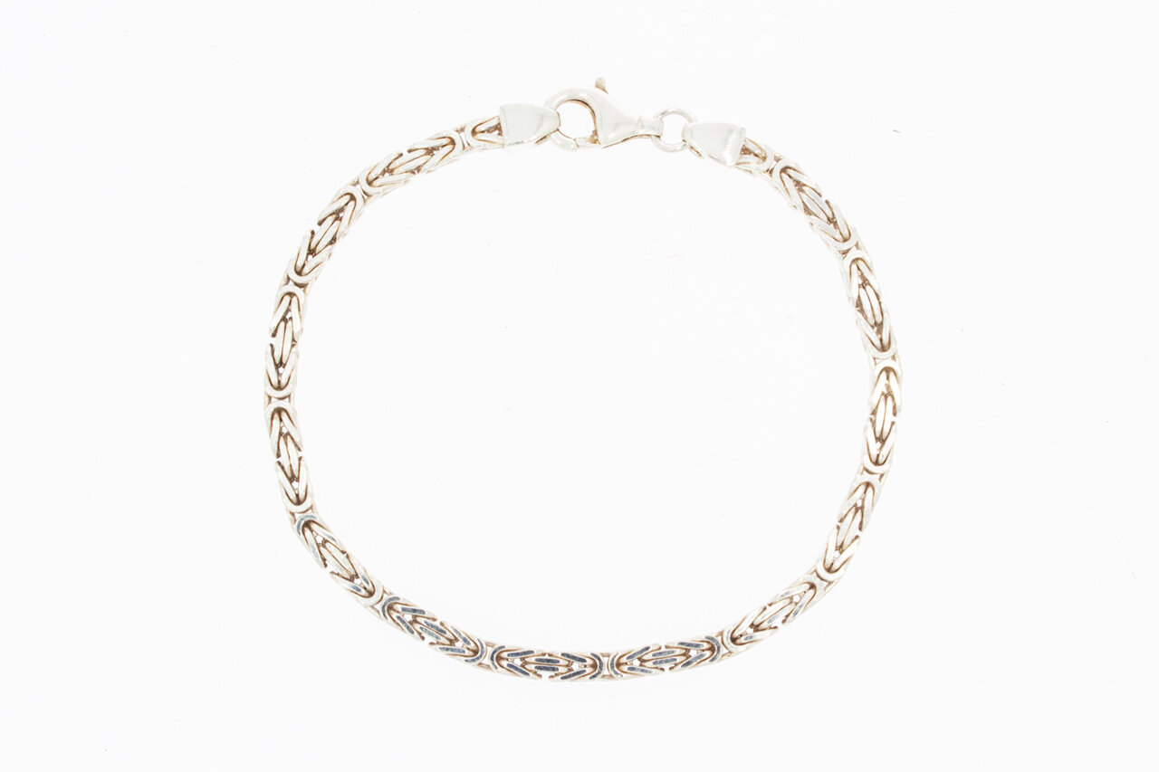 Zilveren (925) Koningsarmband - 19,5 cm