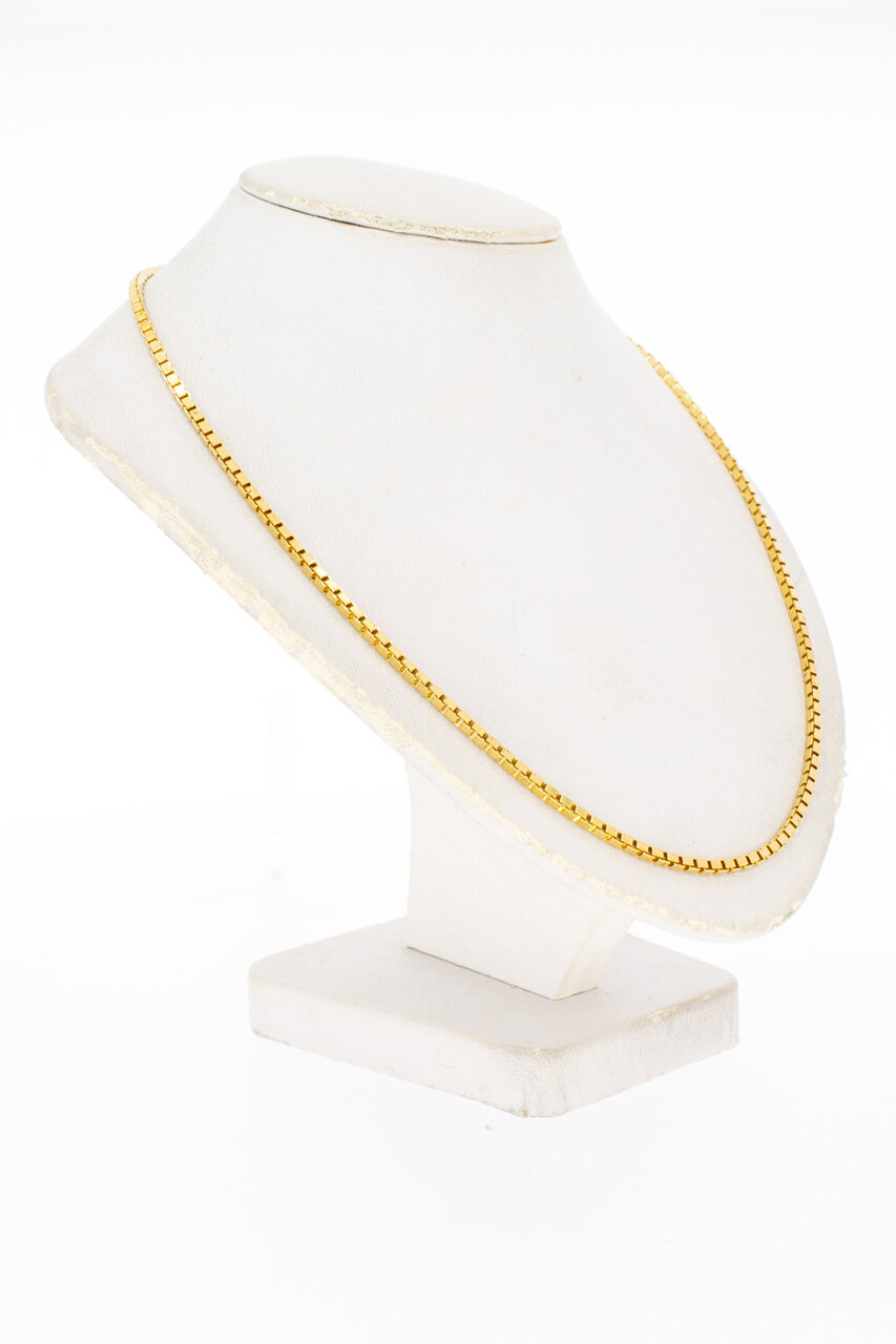 Venetiaanse ketting 18 Karaat goud - 65,5 cm