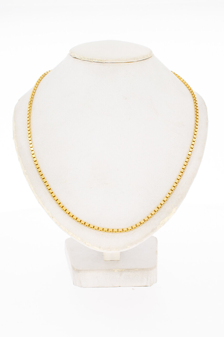Venetiaanse ketting 18 Karaat goud - 65,5 cm
