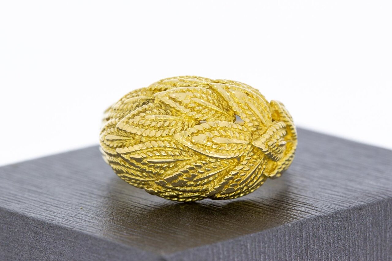 Statement ring 18 Karaat goud - 21,7 mm