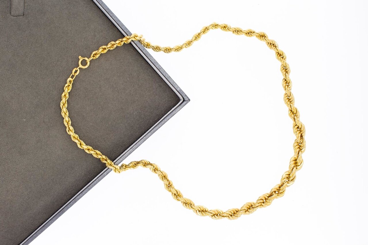 Koordketting 18 Karaat goud - 46 cm