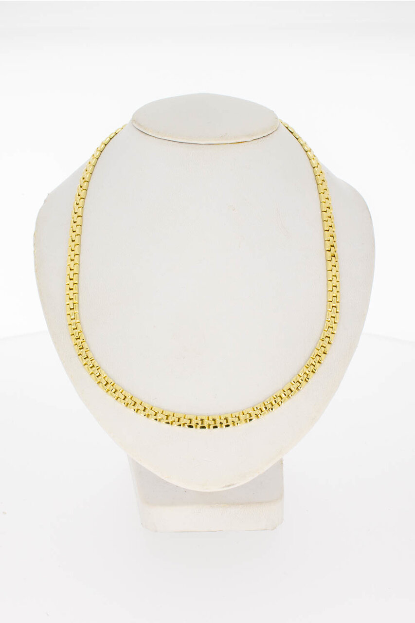14 Karaat gouden Staafjes Collier - 44,5 cm