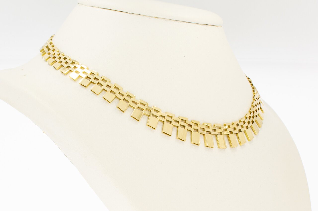 14 Karaat gouden Cleopatra Collier - 42 cm