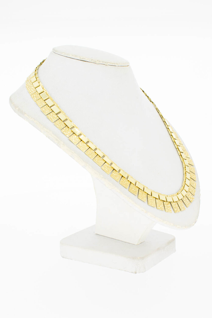 14 Karaat gouden Cleopatra Collier - 42,5 cm