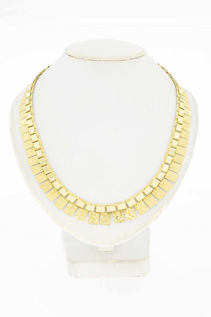 14 Karaat gouden Cleopatra Collier - 42,5 cm