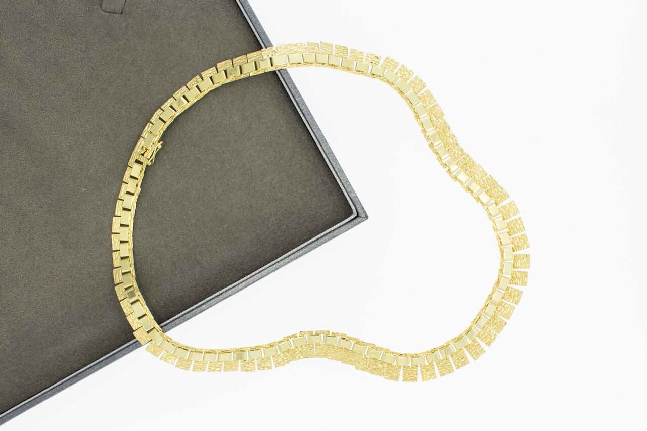 14 Karaat gouden Cleopatra Collier - 42,5 cm