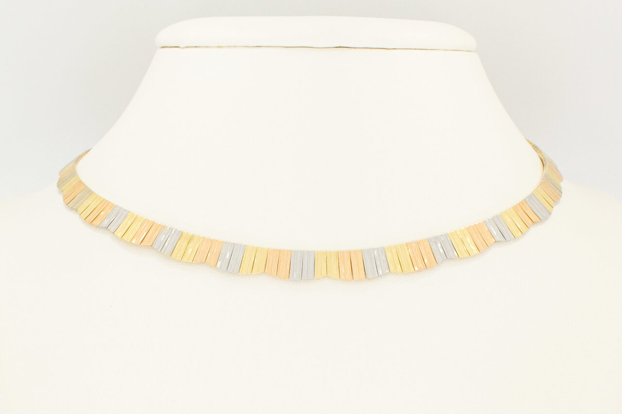14 Karaat gouden Cleopatra Collier - 42,2 cm