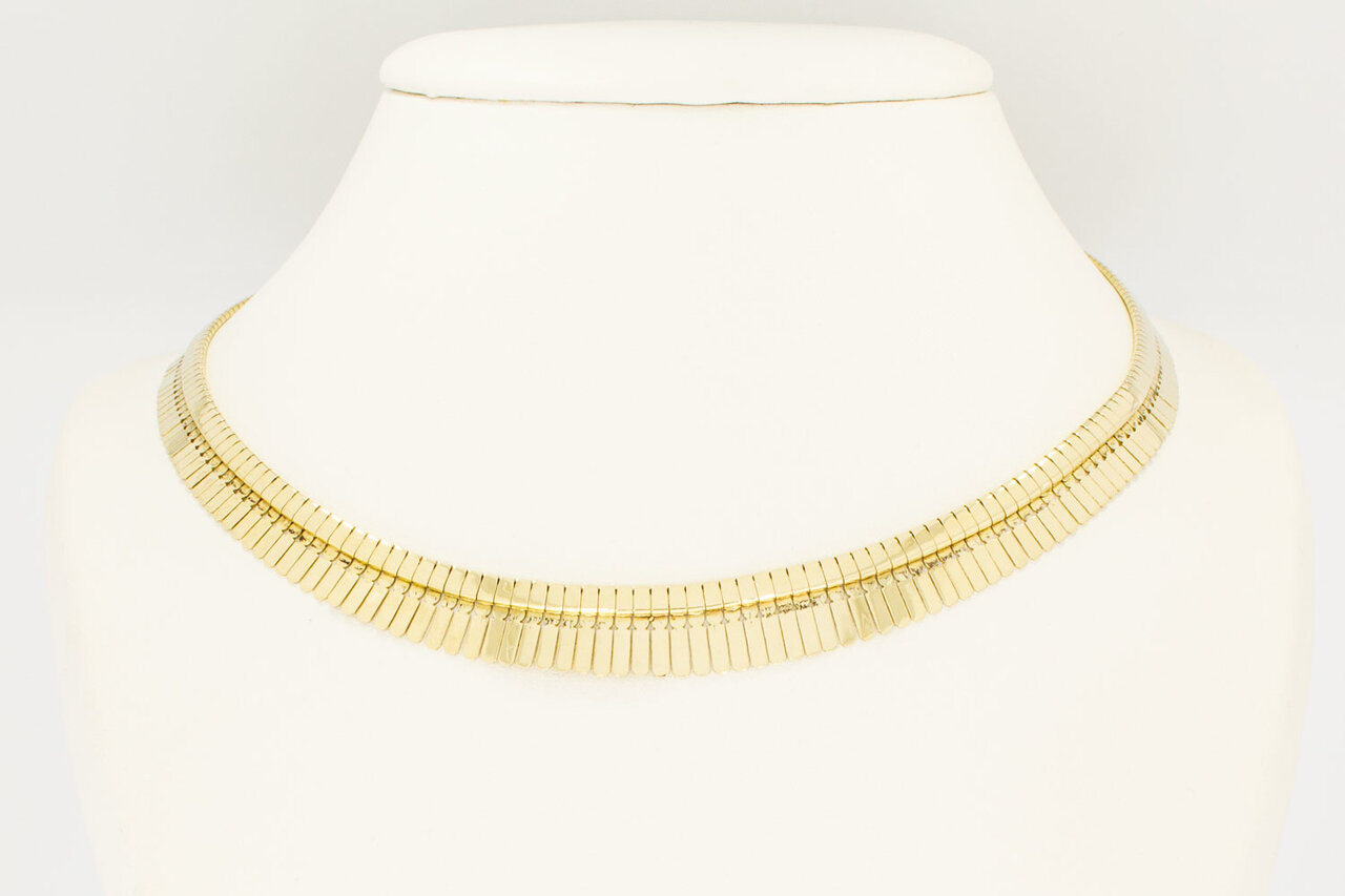 14 Karaat gouden Cleopatra Collier - 45 cm