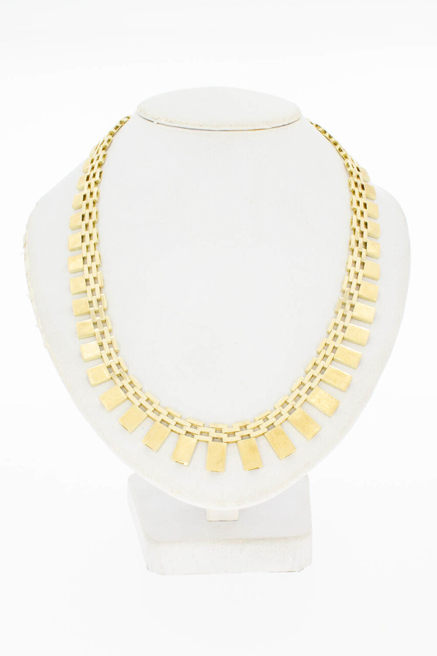 Cleopatra Choker 14 Karaat goud - 45 cm