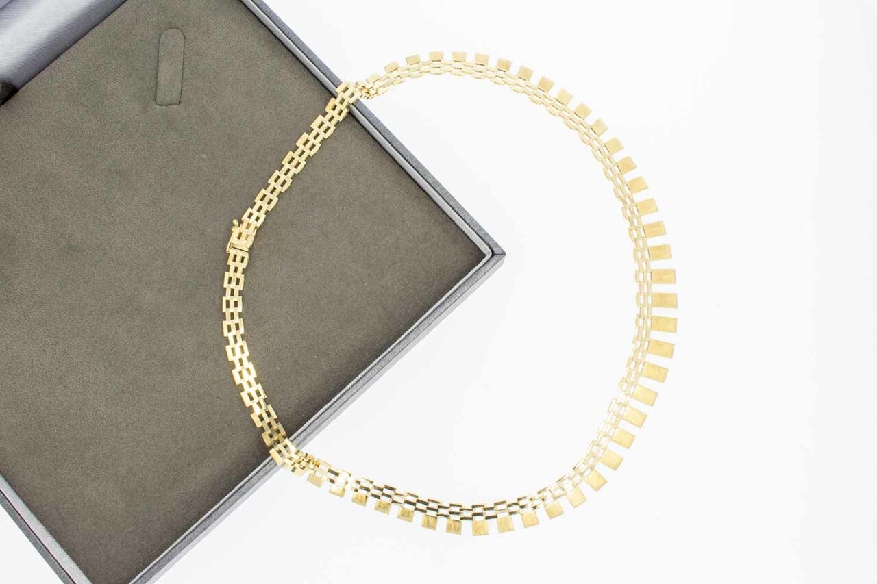 Cleopatra Choker 14 Karaat goud - 45 cm
