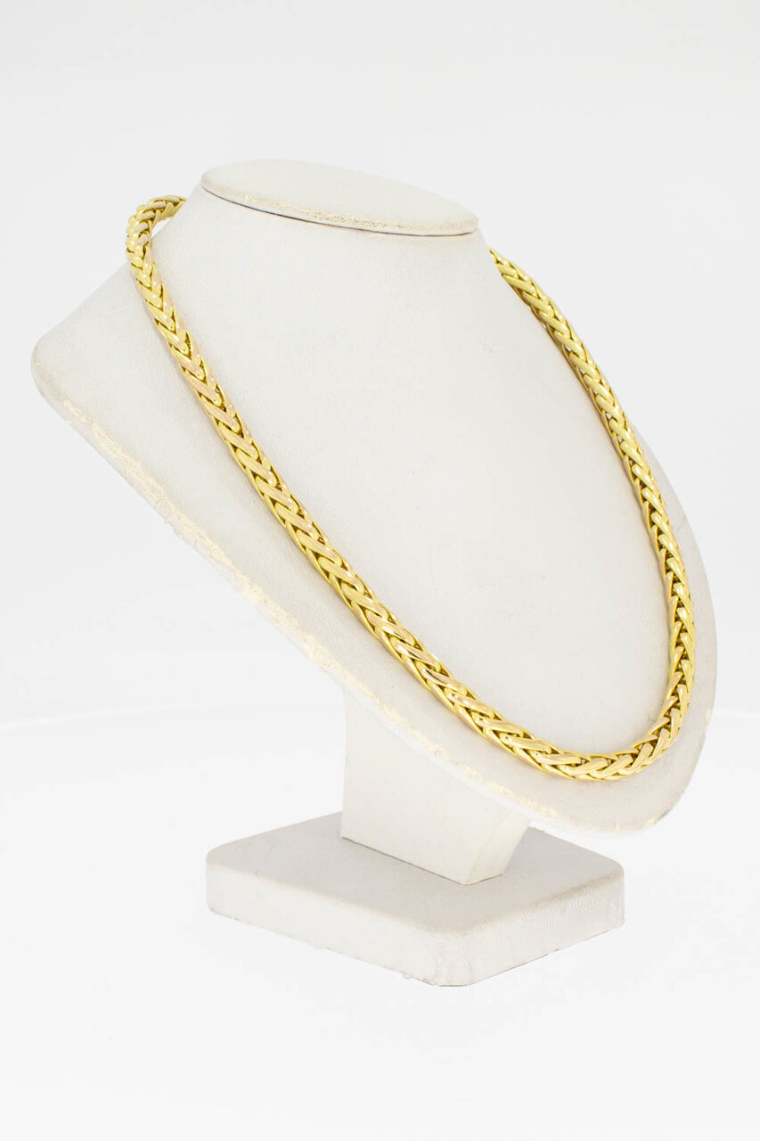 Vossenstaart ketting 14 Karaat goud - 45,1 cm