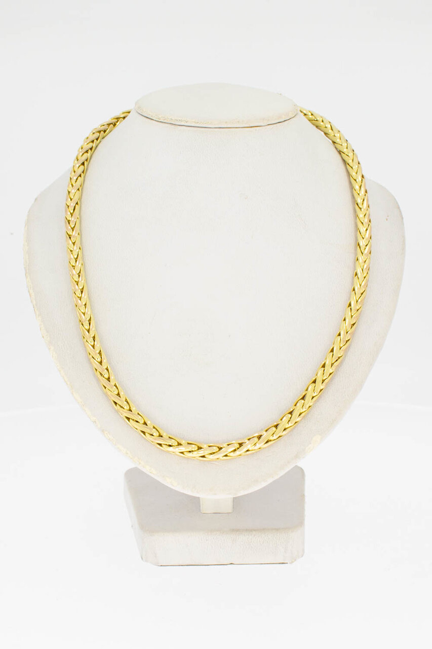 Vossenstaart ketting 14 Karaat goud - 45,1 cm