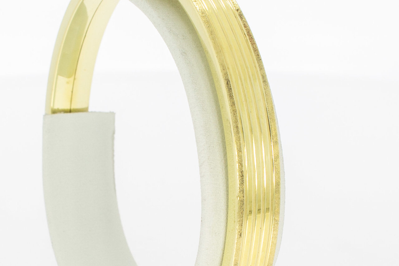 Slavenarmband 14 Karaat geel goud