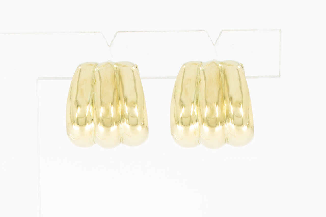 14 karaat vintage gouden oorbellen - 1,8 cm