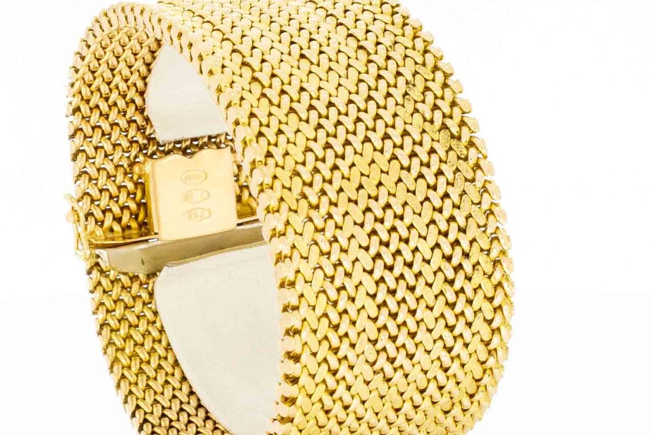 Gouden armband 18 karaat - 18 cm