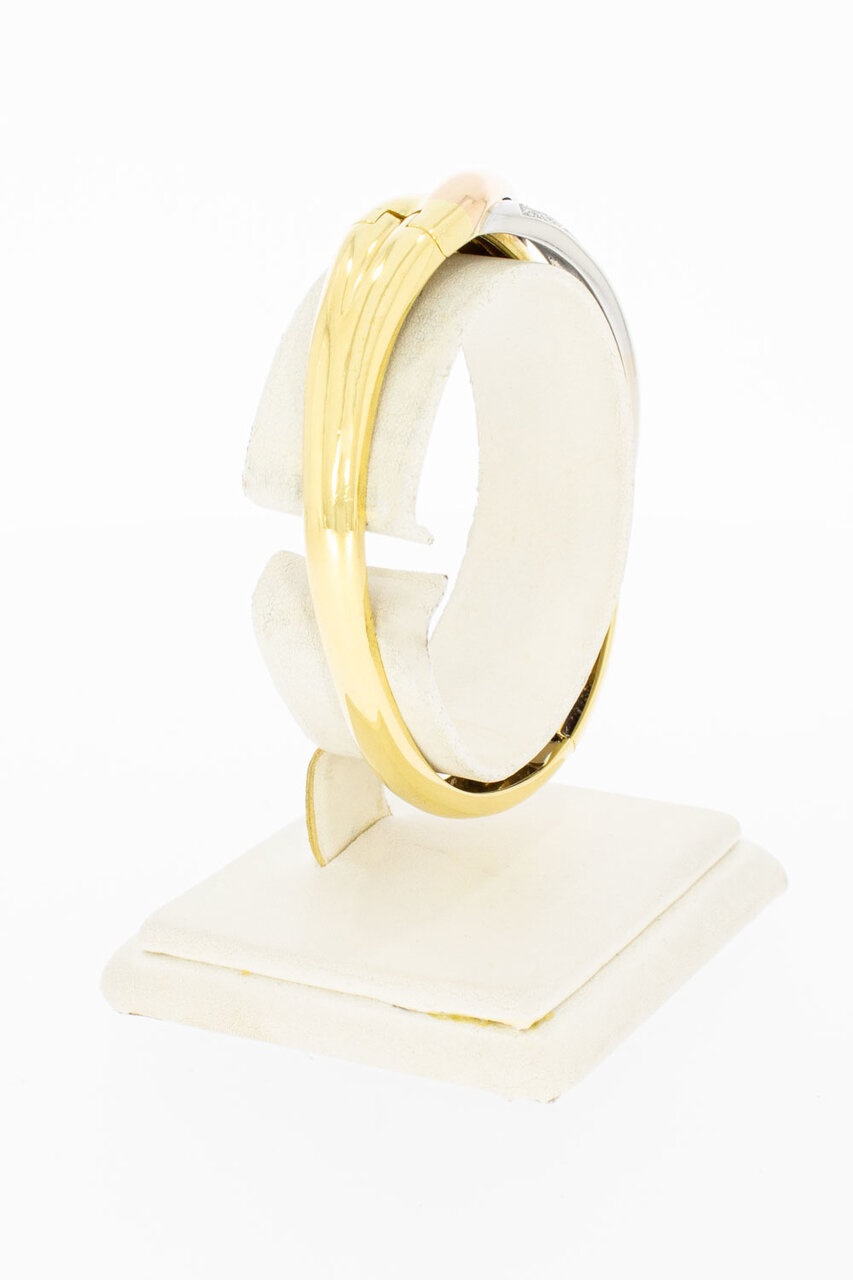 Diamant Slavenarmband 18 Karaat goud