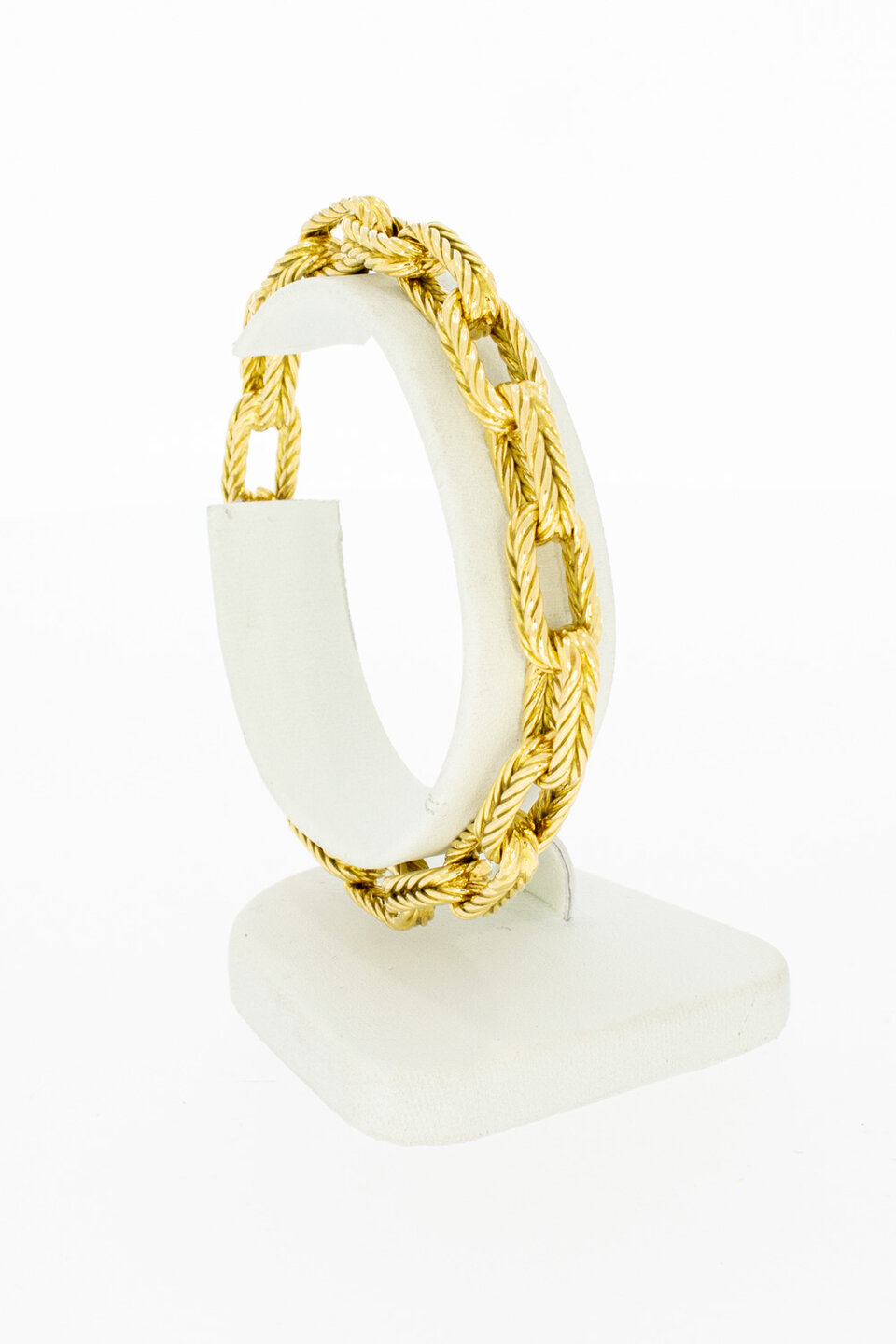 Geelgouden 18 karaat  Anker Armband - 19,5 cm