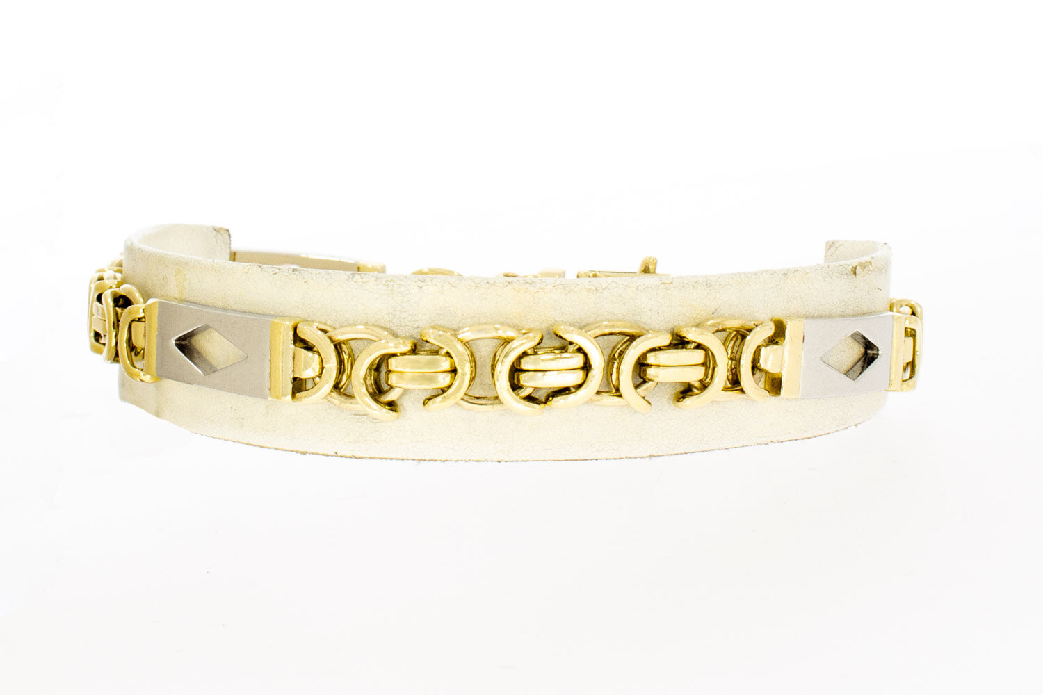 14 karaat Koning heren armband - 24,4 cm