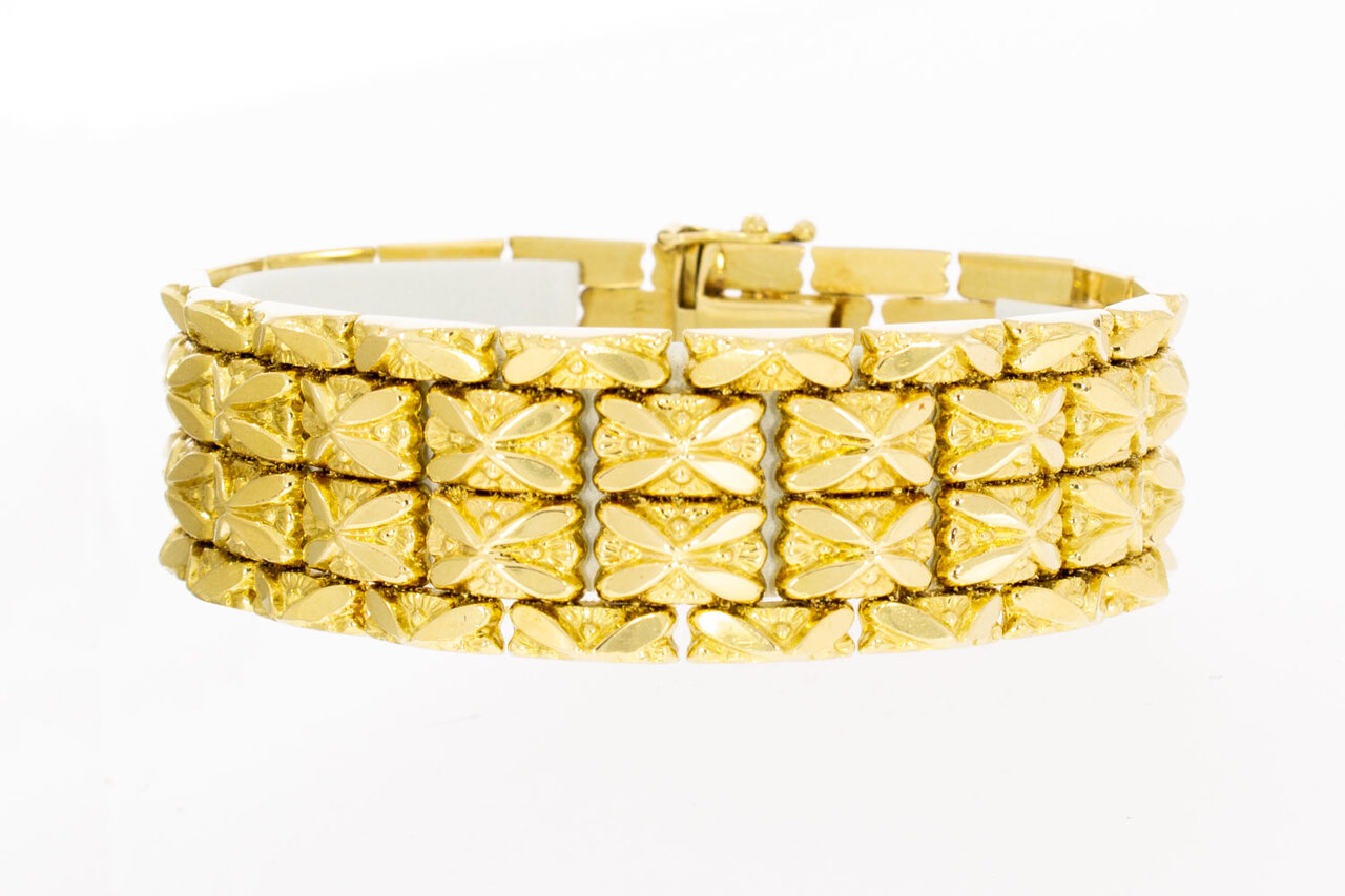 Vintage armband 14 Karaat goud - 19,1 cm
