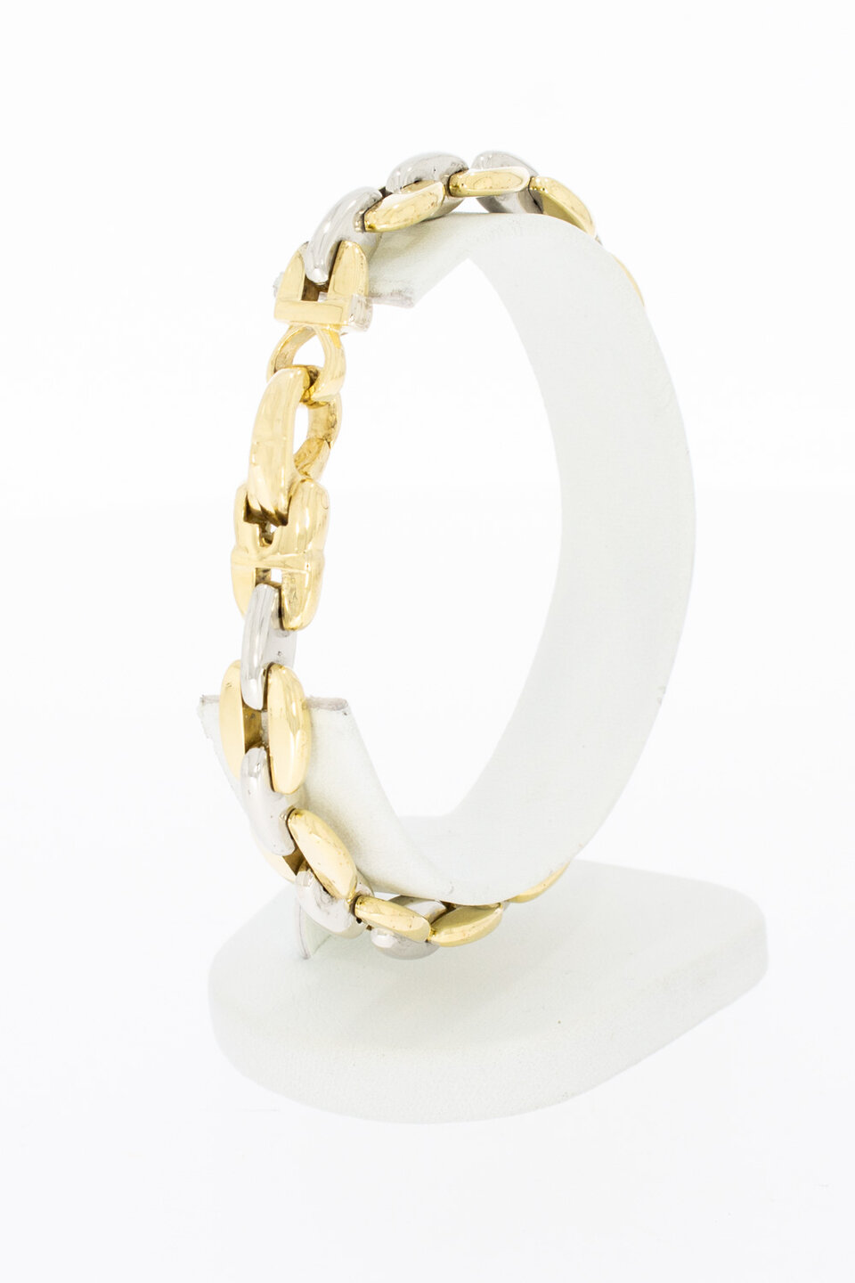 18 Karaat gouden Ankerarmband - 20,4 cm