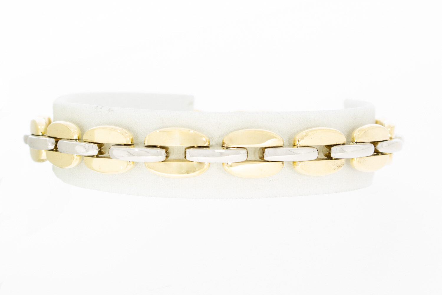 18 Karaat gouden Ankerarmband - 20,4 cm