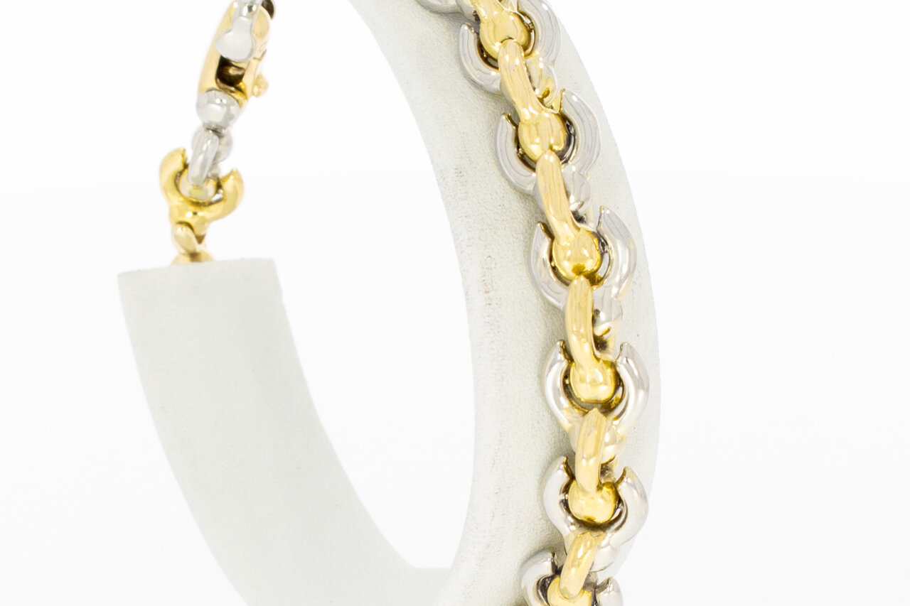 18 Karaat goud Anker armband - 20,8 cm