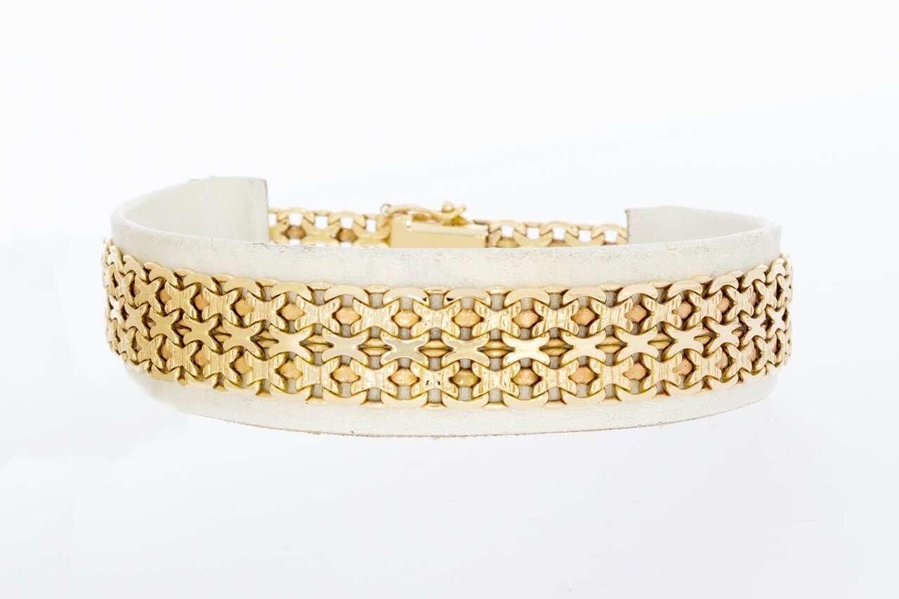 14 Karaat gouden Vintage armband - 19,9 cm