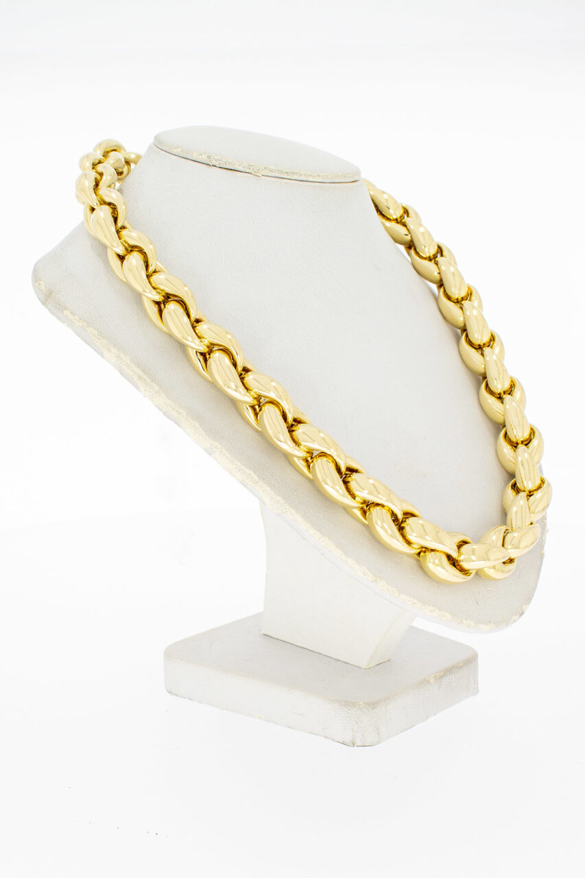 18 karaat gouden ankerketting - 47,6 cm