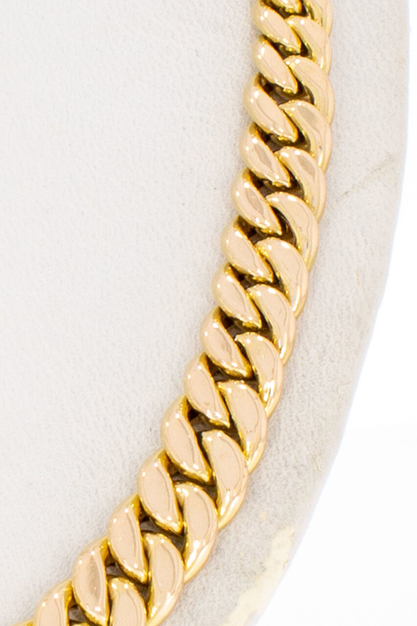Gourmet ketting 18 Karaat goud - 42,5 cm