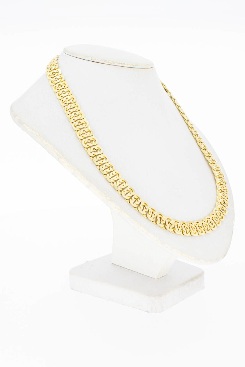 14 karaat brede gouden ketting - 44,7 cm