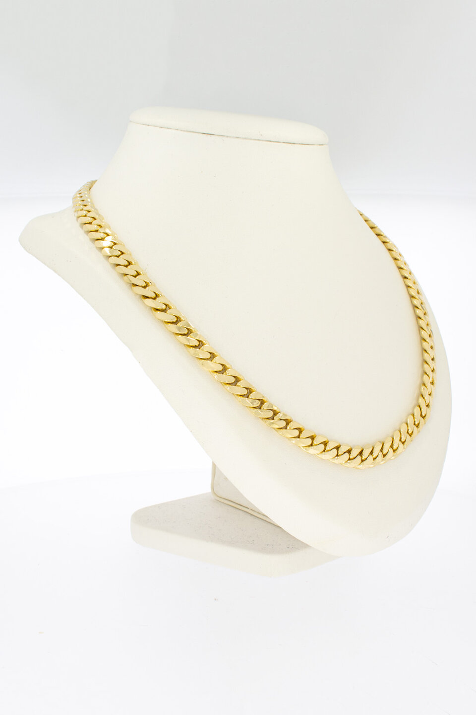 Gouden gourmet ketting heren 18 karaat - 85,8 cm