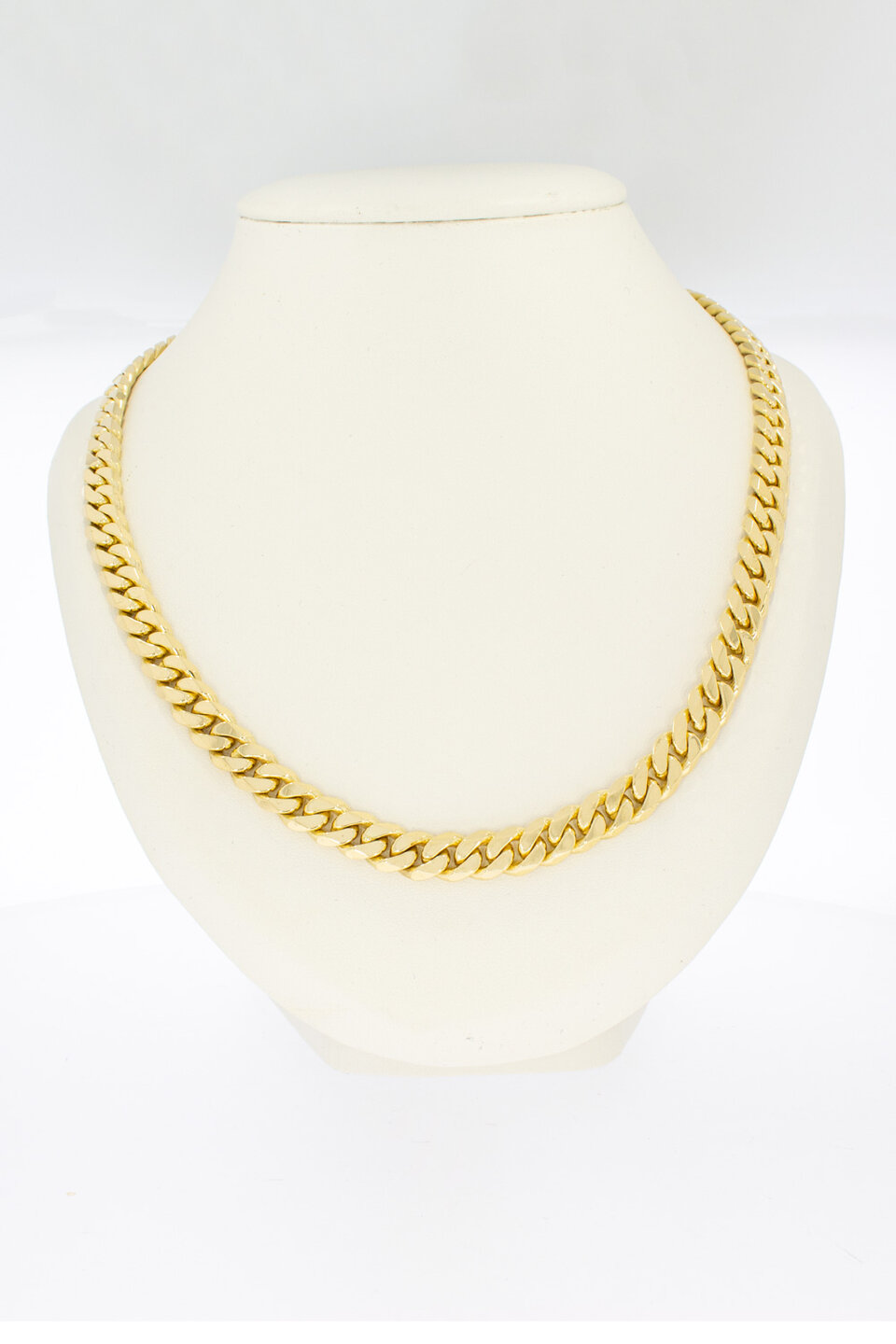 Gouden gourmet ketting heren 18 karaat - 85,8 cm
