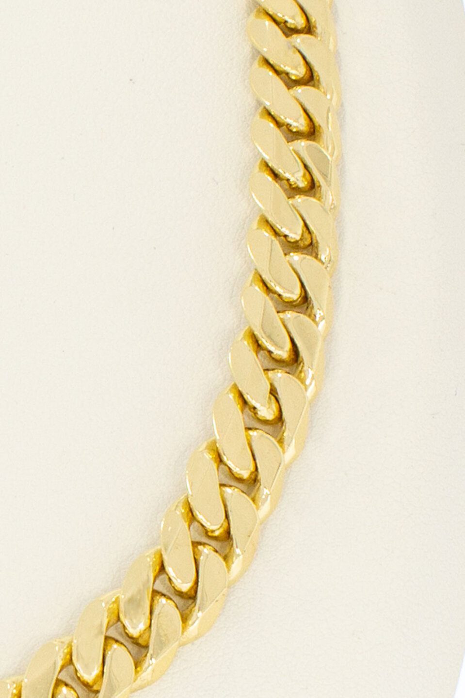 Gouden gourmet ketting heren 18 karaat - 85,8 cm
